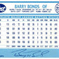 (3) 1991 Post Cereal Baseball #21 Barry Bonds Pirates Baseball Card Lot