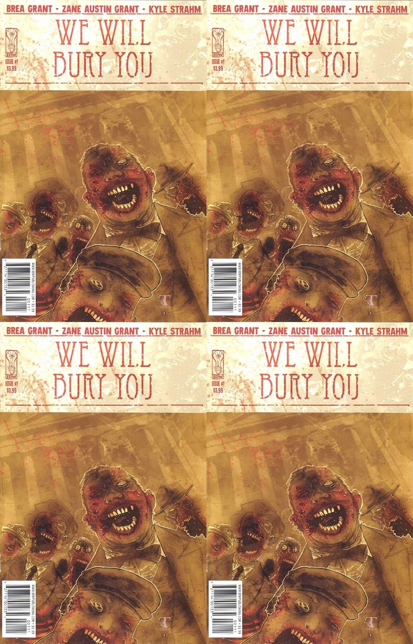 We Will Bury You #1 (2010) IDW Comics - 4 Comics