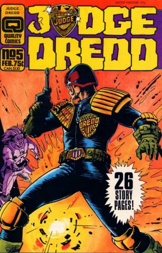 Judge Dredd #5 (1986-1987) Quality Comics