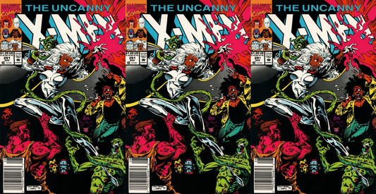 The Uncanny X-Men #291 Newsstand Covers (1981-2011) Marvel Comics - 3 Comics