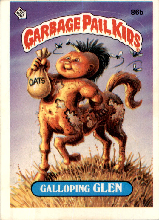 1986 Garbage Pail Kids Series 3 #86b Galloping Glen EX