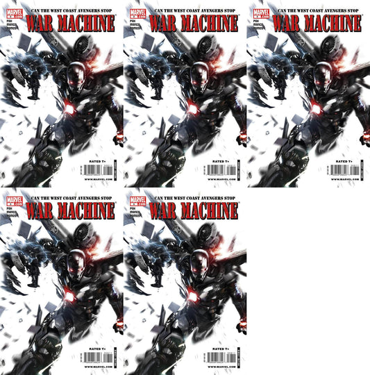 War Machine #8 Volume 2 (2009-2010) Marvel Comics - 5 Comics