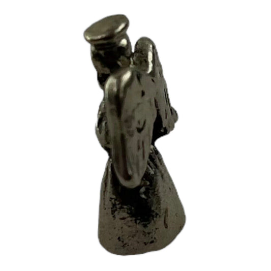 Angel .75 Inch Vintage Pewter Figurine