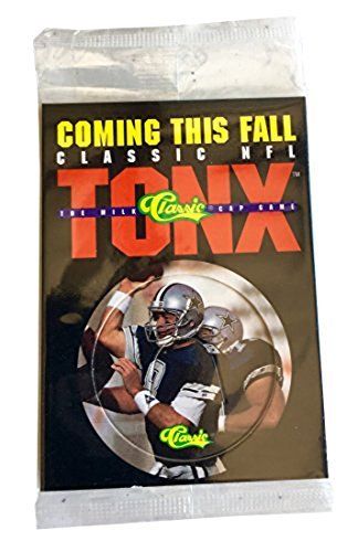 1993 Classic NFL Tonx Milk Cap Game Troy Aikman Promo Dallas Cowboys