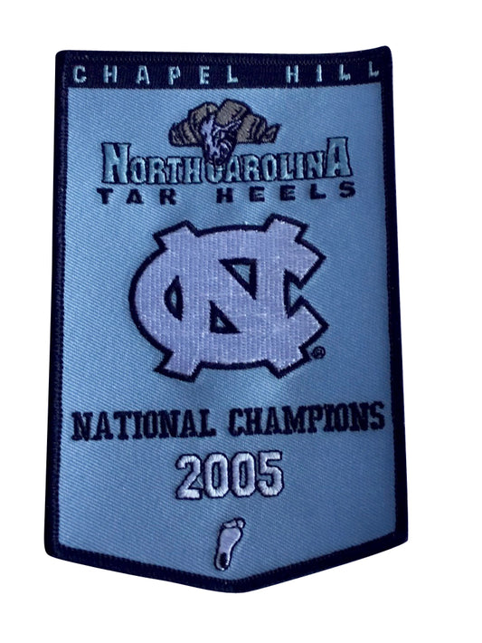 NCAA University of North Carolina Basketball 2005 Champions 5" X 3.5" Patch