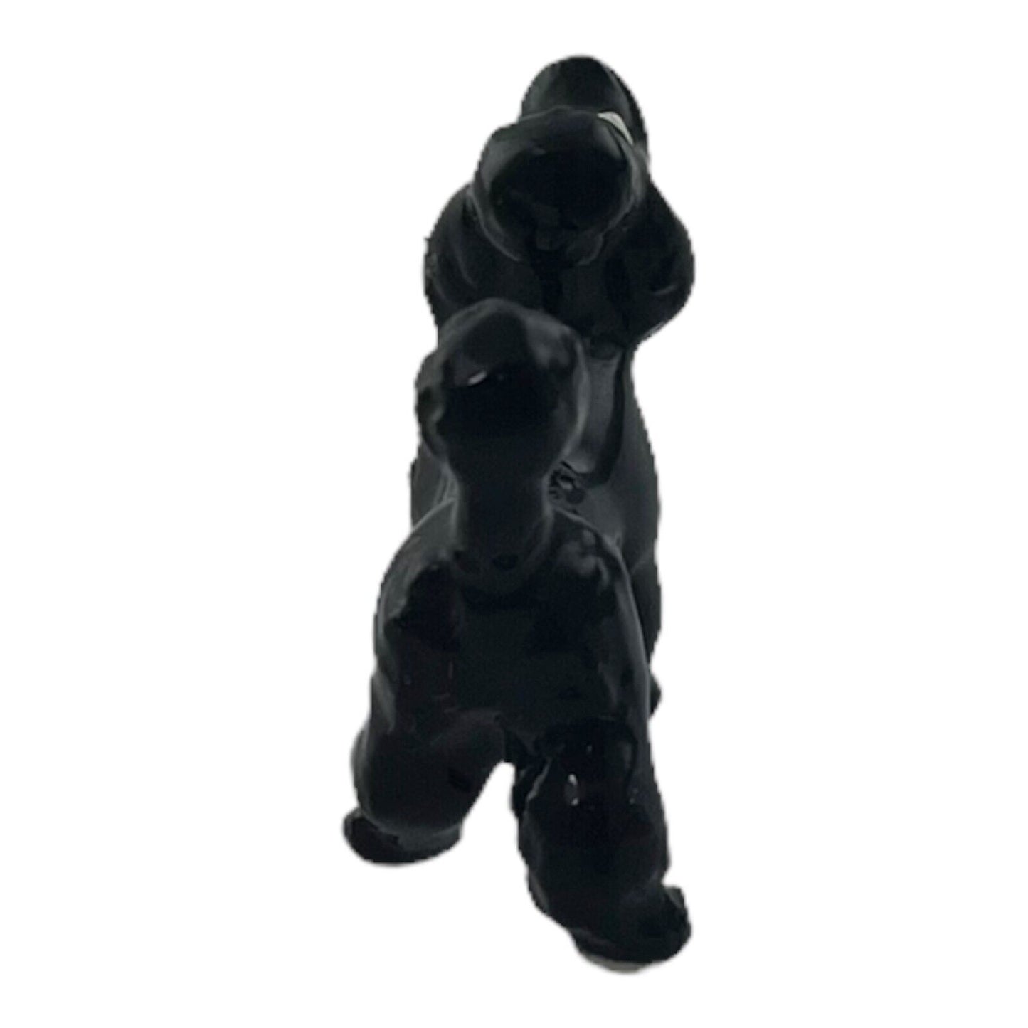 Black Poodle 1 Inch Decorative Vintage Porcelain Figurine