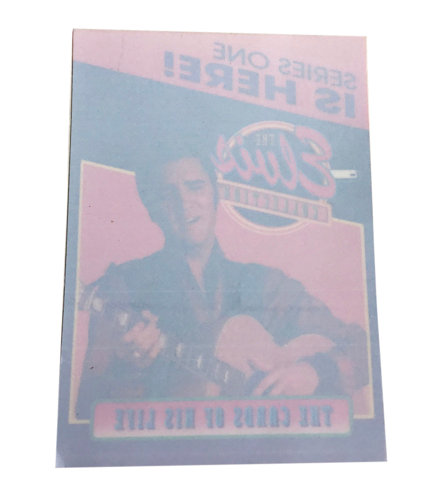 1992 The River Group The Elvis Collection Series 1 Unused Adhesive Promo Sheet