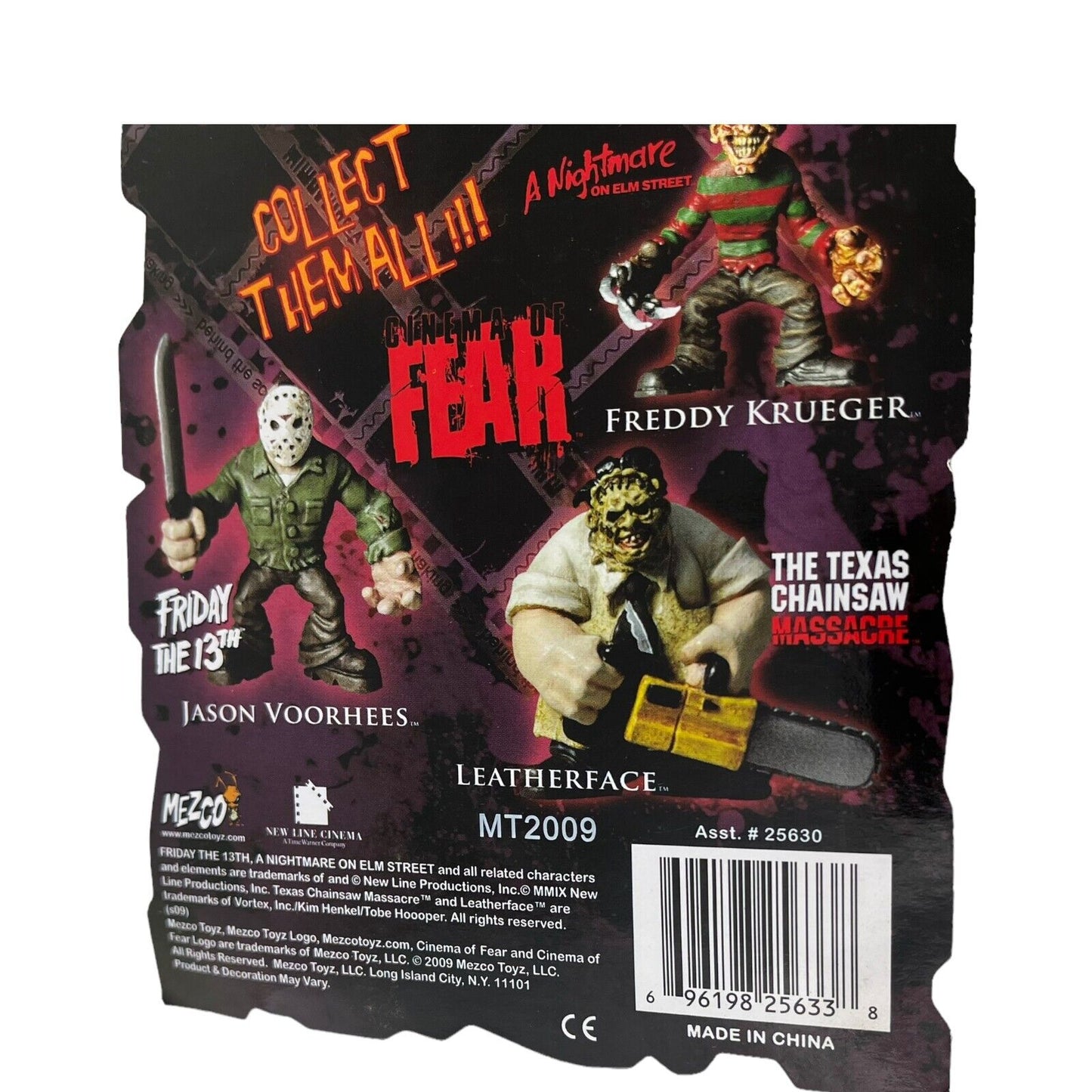 Cinema of Fear Tiny Terrors Texas Chainsaw Leatherface 2” Figure 2009 New