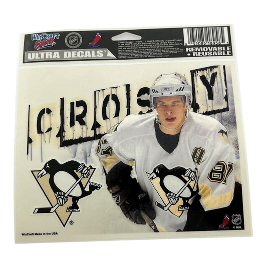 NHL Sidney Crosby 5.5 Inch X 4.5 Inch Decal Pittsburgh Penguins Wincraft