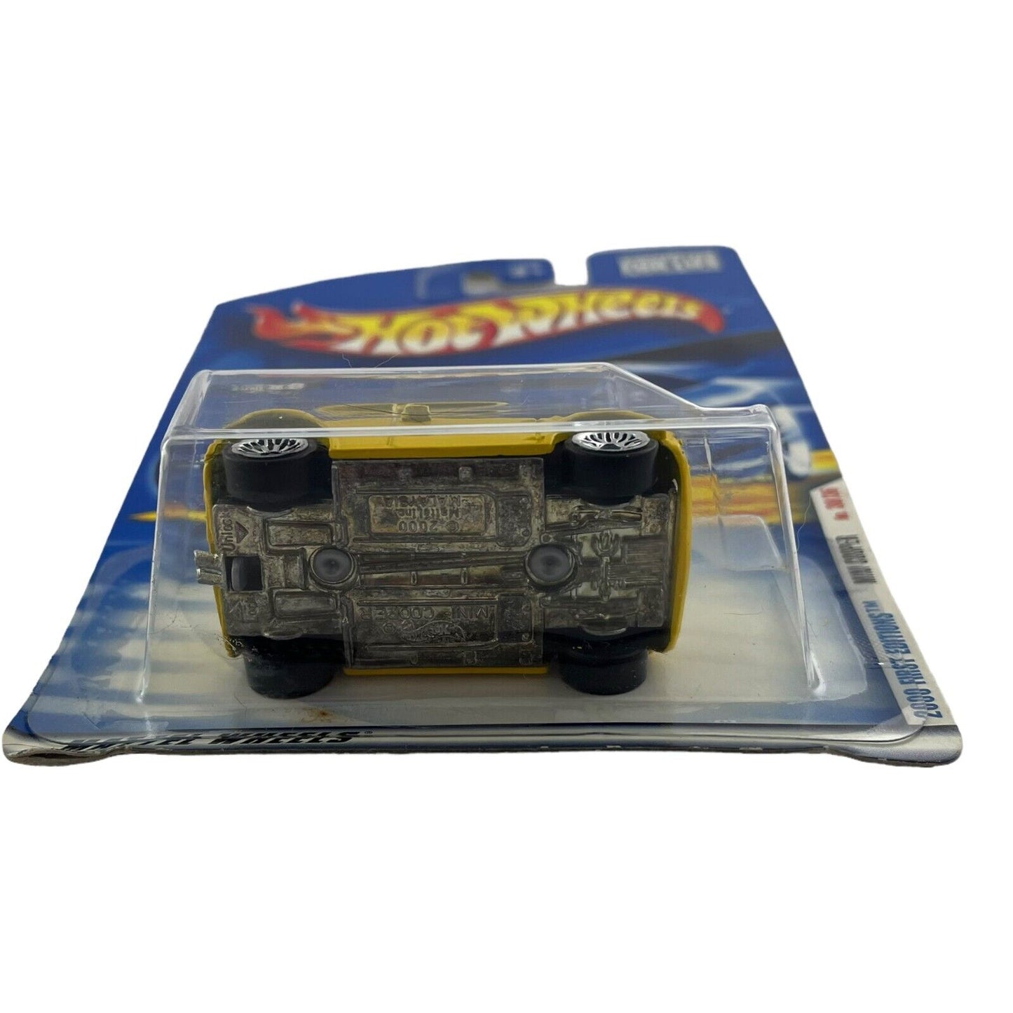 Hot Wheels 2000 First Editions Yellow Mini Cooper #90 Diecast Vehicle Mattel