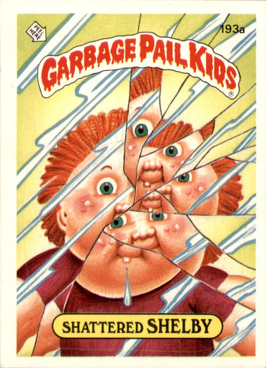 1986 Garbage Pail Kids Series 5 #193A Shattered Shelby VG