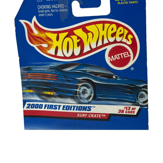 Hot Wheels 2000 First Editions Surf Crate 13/36 Diecast Vehicle Mattel