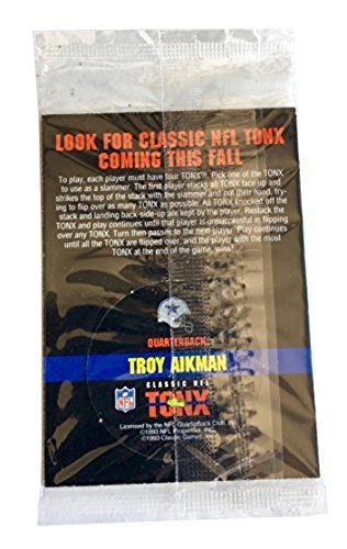 1993 Classic NFL Tonx Milk Cap Game Troy Aikman Promo Dallas Cowboys