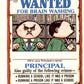 1986 Garbage Pail Kids Series 3 #84b Rod Wad Principal Back VG