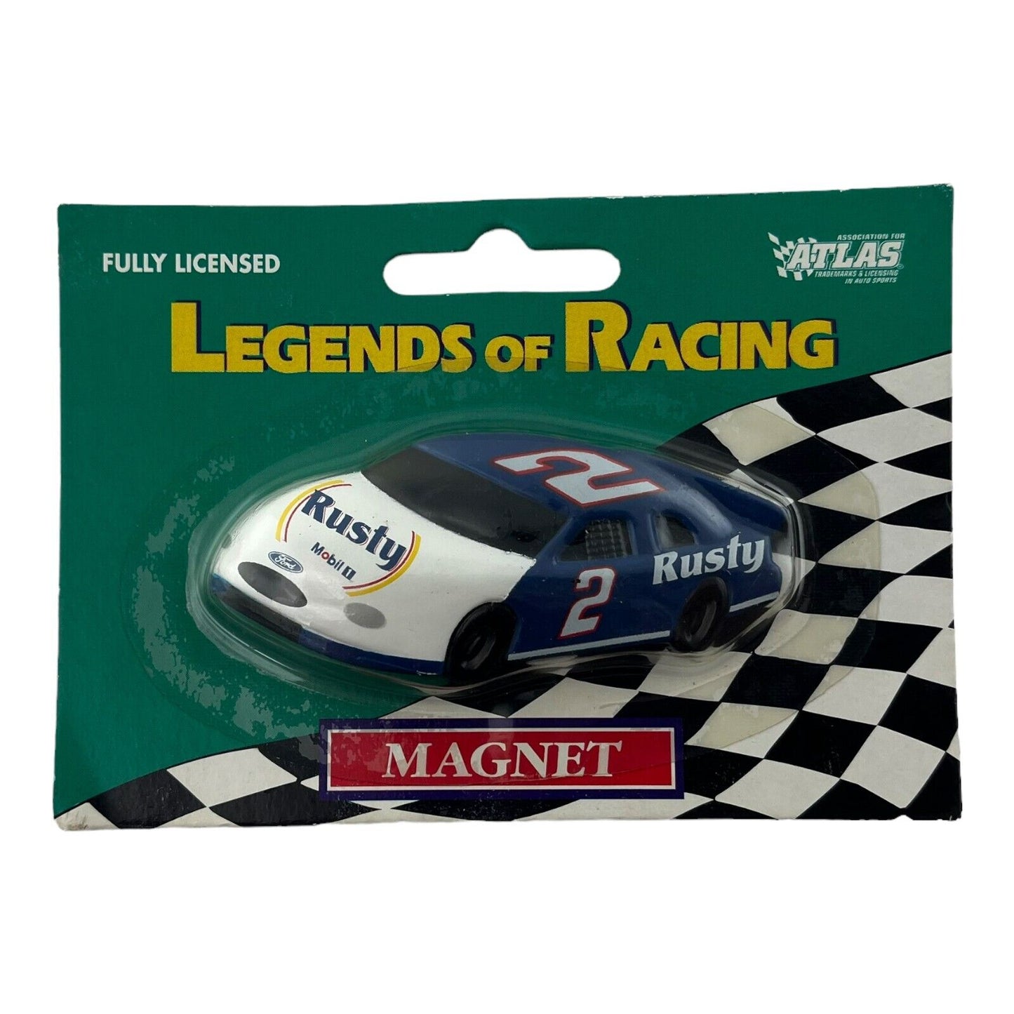 Legends of Racing Rusty Wallace #2 Race Car Magnet 1999