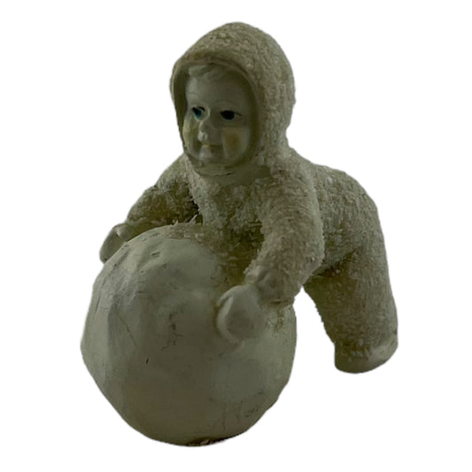 Snobaby I'm Making Snowballs! 1 Inch Vintage Figurine Retired Department 56
