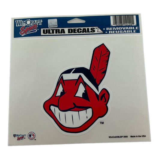 MLB Cleveland Indians 5.5 Inch X 4.5 Inch Decal Wincraft