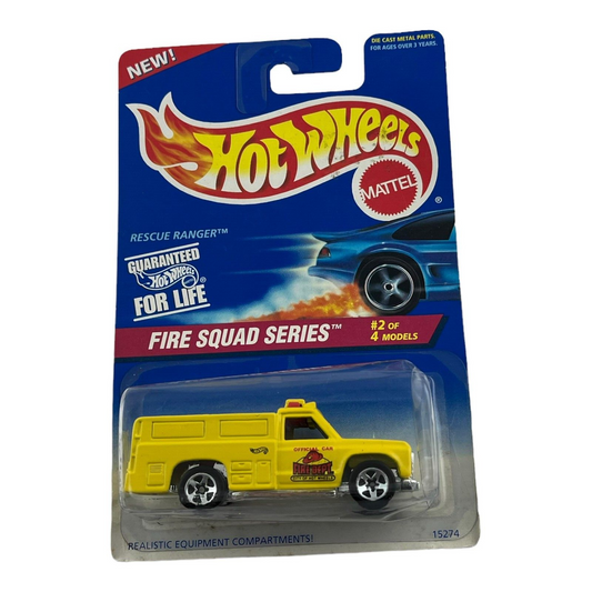 Hot Wheels Fire Squad Series Rescue Ranger 2/4 Diecast Vehicle 1995 Mattel