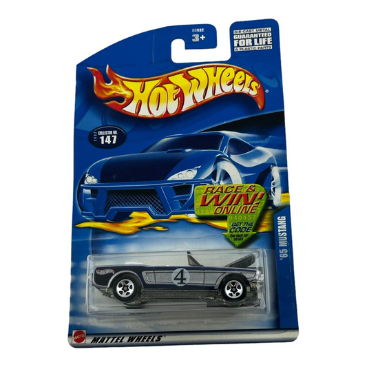 Hot Wheels '65 Mustang #147 Diecast Vehicle 2001 Mattel