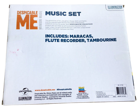 Despicable Me Music Set: Maracas, Recorder & Tamborine What Kids Want Inc.