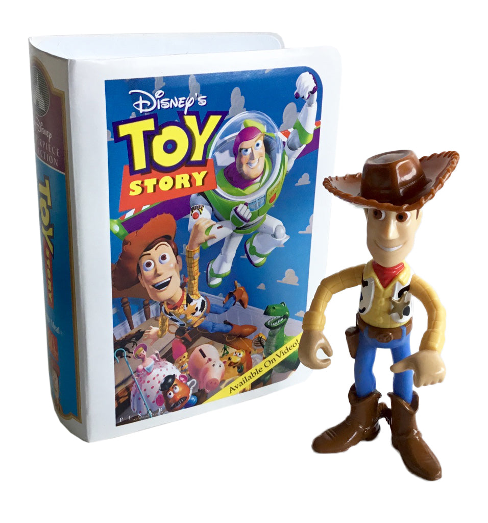 Toy Story Woody 4 Inch Vintage Action Figure Cowboy Hat 1996 McDonalds Disney