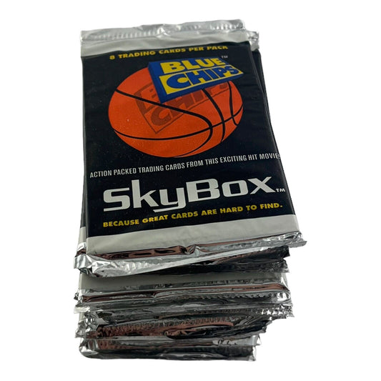 (22) 1994 SkyBox Blue Chips 8 Card Pack Lot