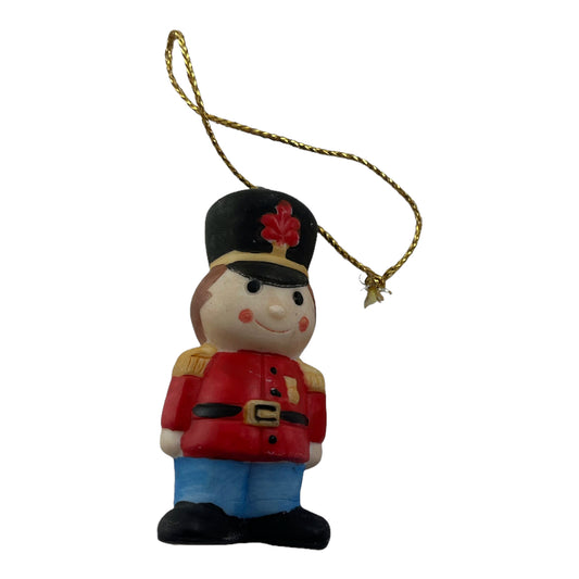 Little Toy Soldier 2.25 Inch Vintage Ceramic Christmas Ornament