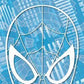 Ultimate Spider-Man 4" x 8" Face Sticker Decal