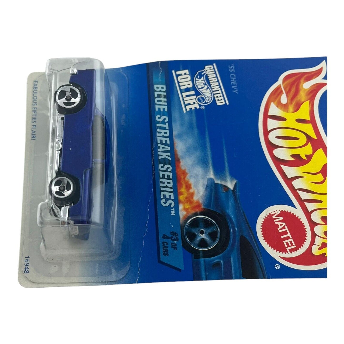 Hot Wheels Blue Streak Series '55 Chevy Diecast Vehicle #575 1996 Mattel