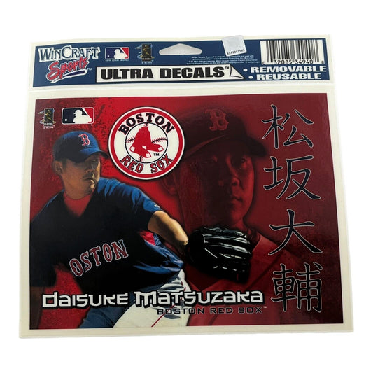 MLB Daisuke Matsuzaka 5.5 Inch X 4.5 Inch Decal Boston Red Sox Wincraft