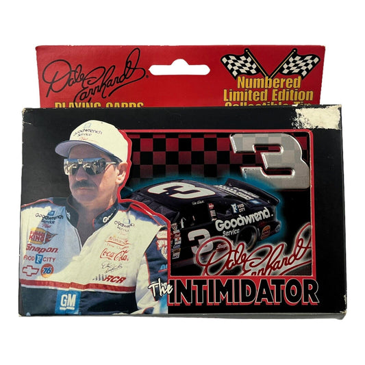 Dale Earnhardt Sr. The Intimidator Playing Cards in Collectible Tin New