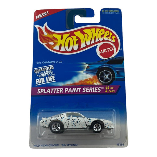 Hot Wheels Splatter Paint Series 4/4 80's Camaro Z-28 Diecast Vehicle 1995