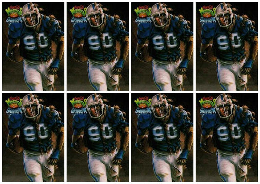 (8) 1993 Coca-Cola Monsters of the Gridiron Football #10 Steve Emtman Colts Lot
