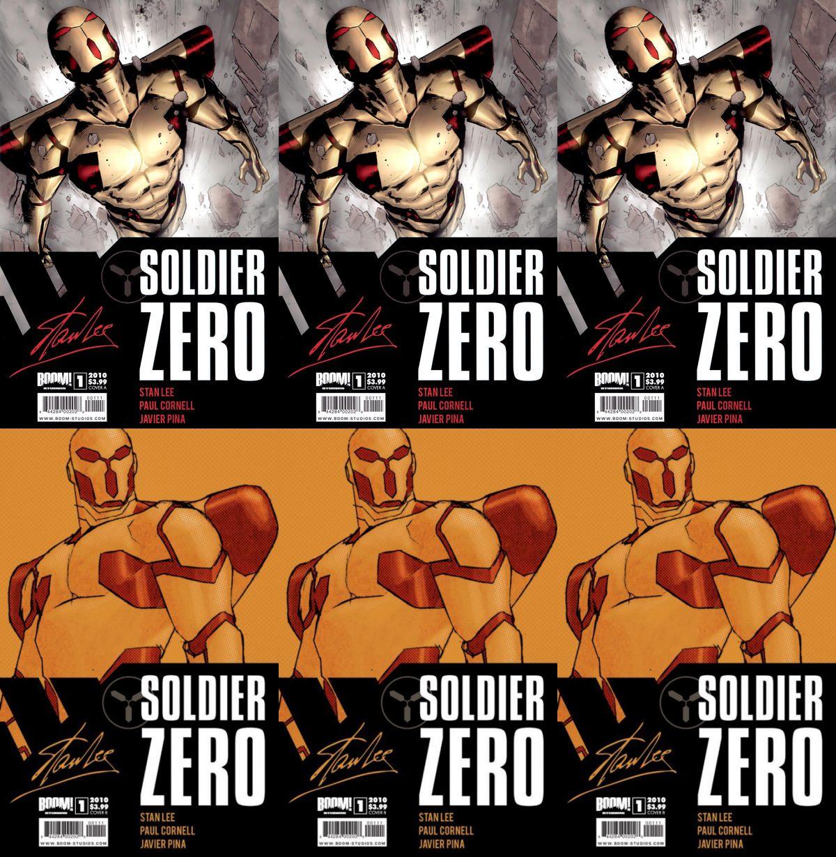 Soldier Zero #1A & #1B (2010-2011) Boom Comics - 6 Comics