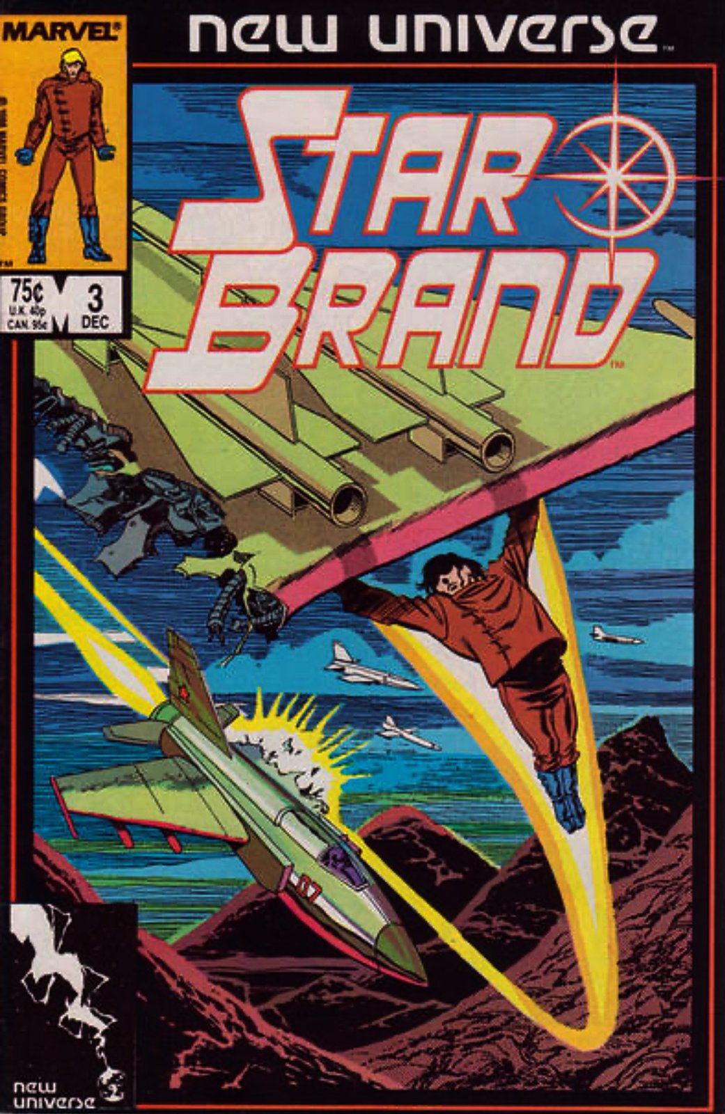 Star Brand #3 Direct Edition Cover (1986-1989) Marvel Comics