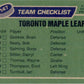 1976 Topps #147 Toronto Maple Leafs Team Checklist EX