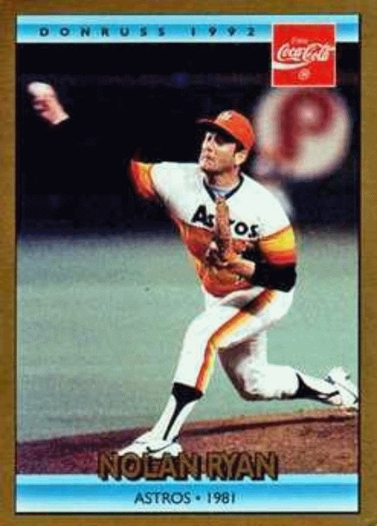 1992 Donruss Coca-Cola Nolan Ryan Baseball #15 Nolan Ryan Houston Astros