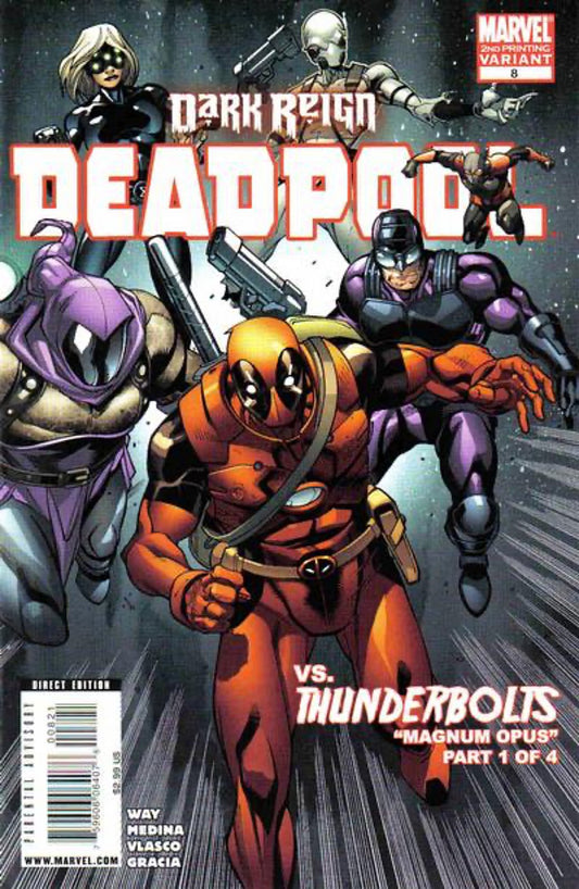 Deadpool #8 2nd Printing (2008-2012) Marvel Comics