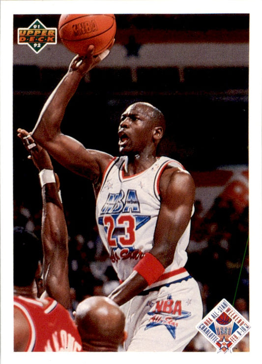 1991 Upper Deck #48 All-Star Checklist (Michael Jordan) Chicago Bulls