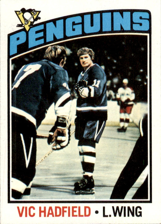 1976 Topps #226 Vic Hadfield Pittsburgh Penguins EX