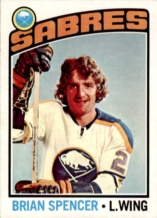 1976 Topps #191 Brian Spencer Buffalo Sabres EX-MT