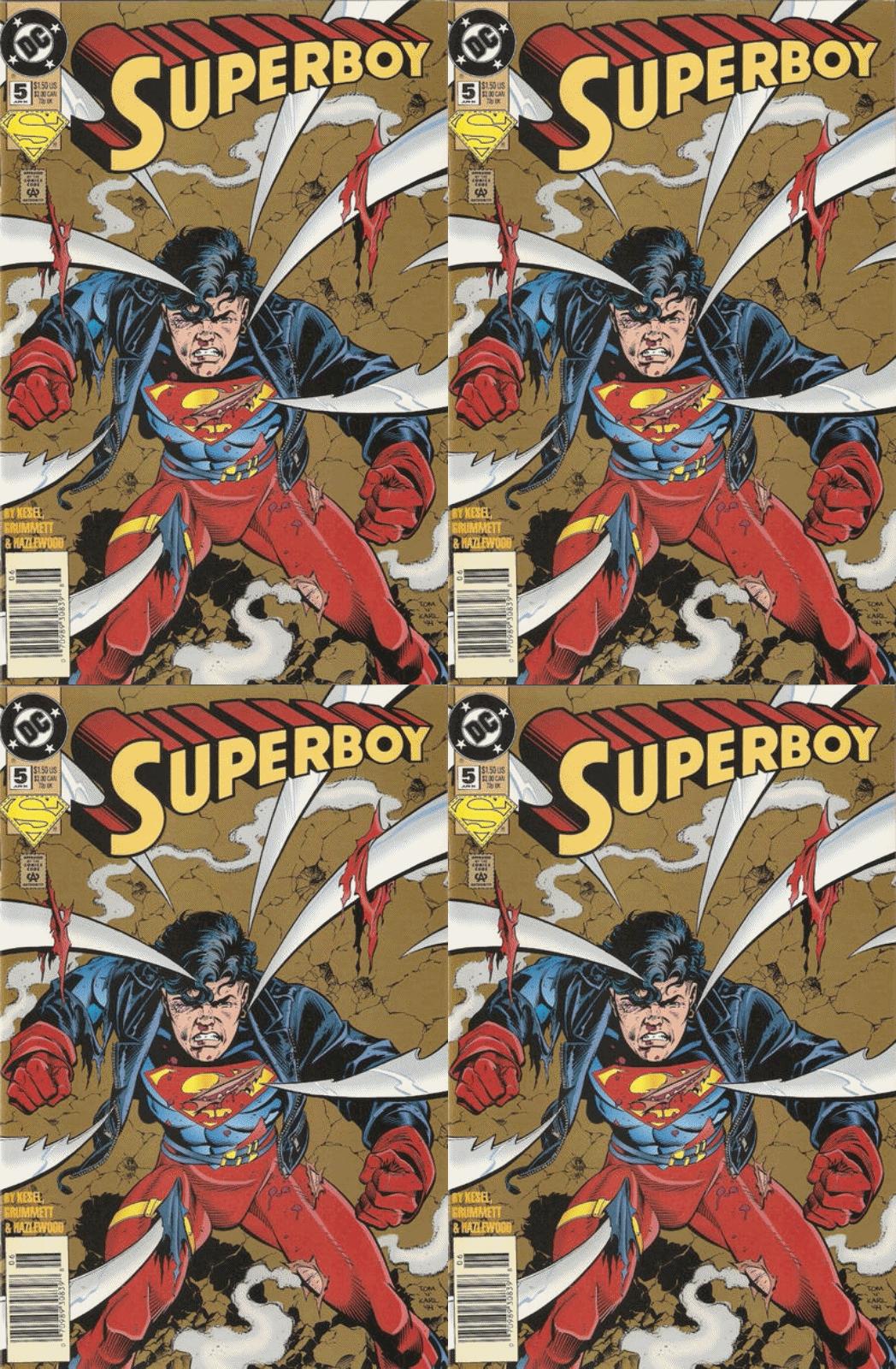 Superboy #5 (1994-2002) DC Comics - 4 Comics