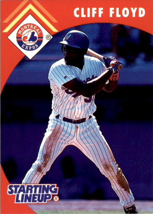 1995 Kenner Starting Lineup Card Cliff Floyd Montreal Expos