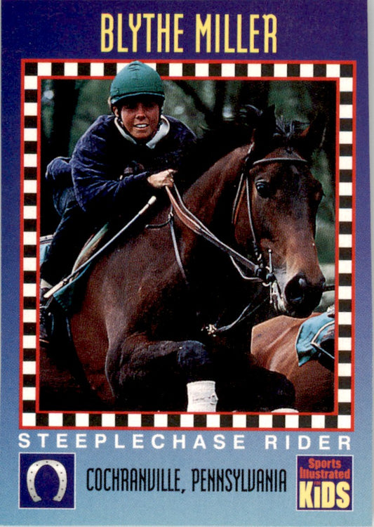 1994 Sports Illustrated for Kids #294 Blythe Miller Equestrian