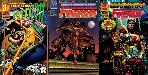 Firearm #4-6 (1993-1995) Malibu Comics - 3 Comics