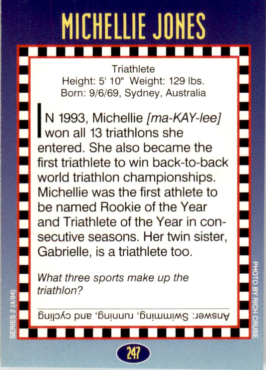 1994 Sports Illustrated for Kids #247 Michelle Jones Triathlon