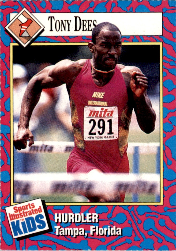 1993 Sports Illustrated for Kids #186 Tony Dees Track & Field