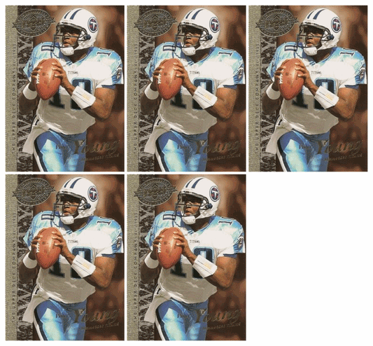 (5) 2008-09 Upper Deck 20th Anniversary #UD-28 Vince Young Tennessee Titans