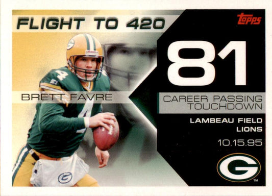 2007 Topps Brett Favre Collection #BF-81 Brett Favre Green Bay Packers