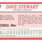 (3) 1988 Topps Revco League Leaders Baseball #29 Dave Stewart Lot Athletics